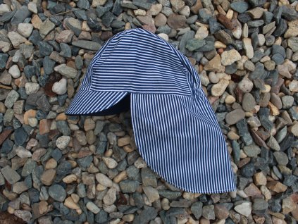 kšiltovka pampalína z bavlny námořnický proužek