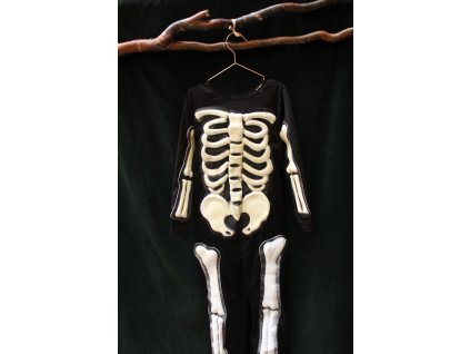 kostým nejen na Halloween KOSTLIVEC 5-6Y