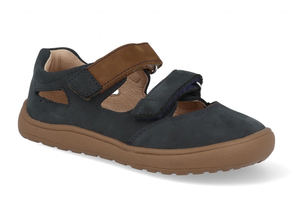kožené barefoot sandálky Protetika PADY BROWN Velikost: 26