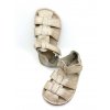 baby bare shoes sandals summer new gold scaled