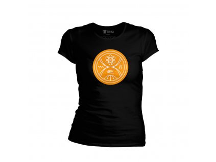 D FakultaMatematiky,FyzikyAInformatiky CerneTricko mockup