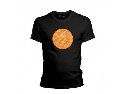 Pánske čierne tričko FMFI UK