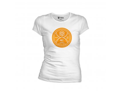 D FakultaMatematiky,FyzikyAInformatiky BileTricko mockup