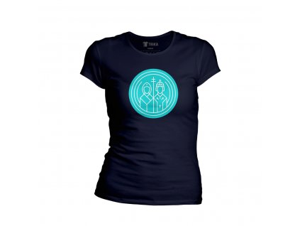 Dámske tmavomodré tričko RKCMBF UK