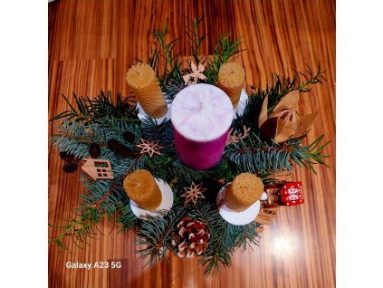 Adventní věnec přírodní