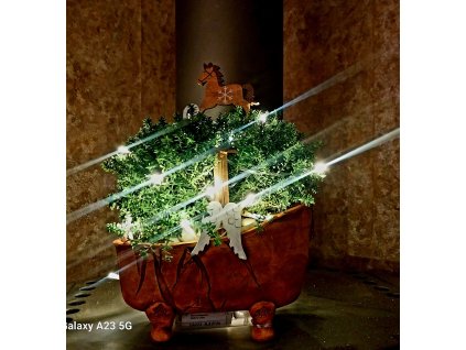 Vánoční svítící vana