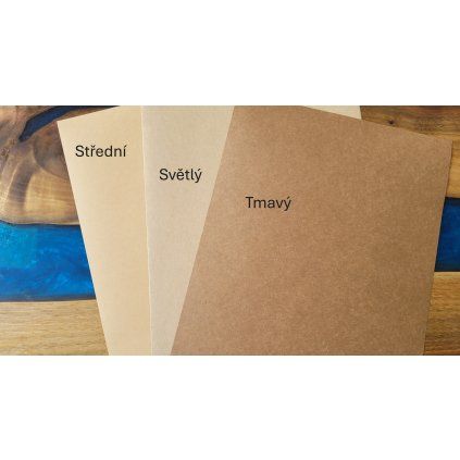 Samolepící kraftový papír - Střední