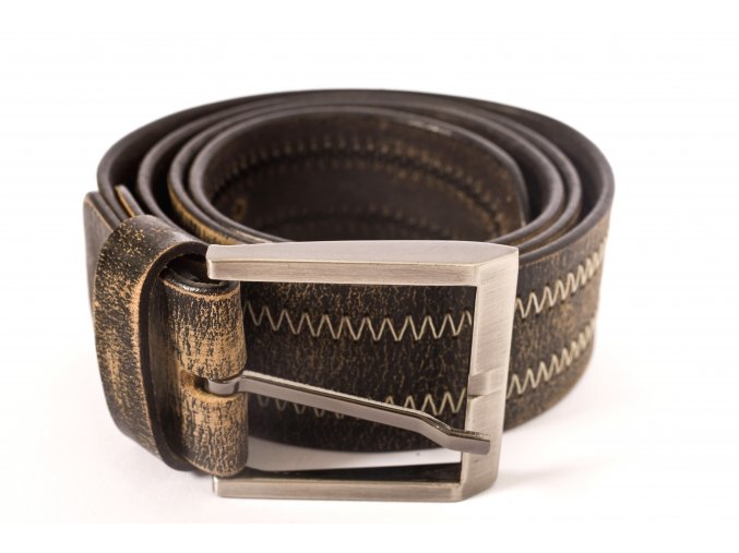 Leather belt