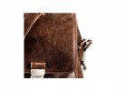 Leather satchel