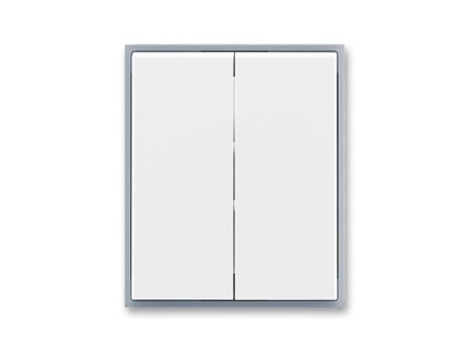 ABB Element kryt vypínače dělený bílá/ledová šedá 3558E-A00652 04