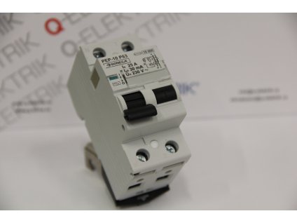PEP-15PJ  16A C/30mA  2P RCBO  proudový chránič