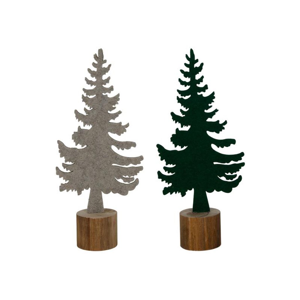 CHRISTMAS TREE DECORATION 23CM, 2 ASSORT
