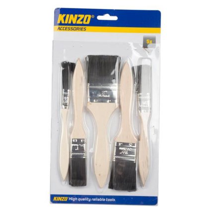 BRUSH SET 5 PCS, 13, 19, 25, 38 AND 50 MM