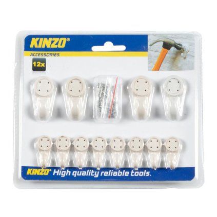 KINZO wall hooks 12pcs