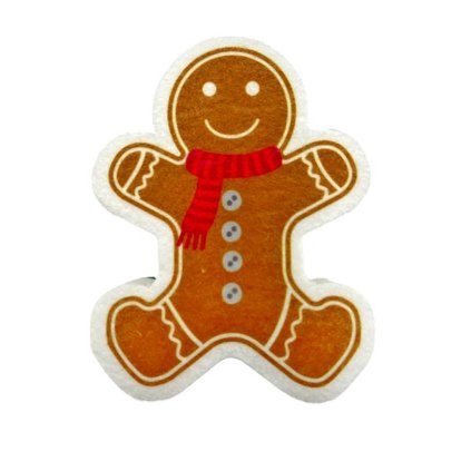 DISH SPONGE GINGERBREAD 9,5X12,5X3CM