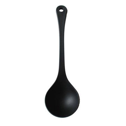 KITCHISIMO Nero Plastic Ladle 30 cm