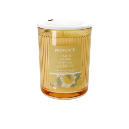 CANDLE IN GLASS YELLOW LEMON LIME7.9X10.6CM 230G