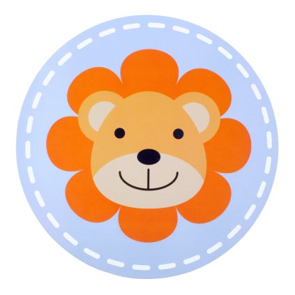 CHILDREN'S PLACEMAT ROUND 38 CM TEDDY BEAR PLASTIC