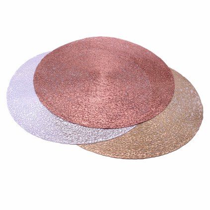 PROSTÍRÁNÍ  KULATÉ 38 CM PLAST 3 ASSORT