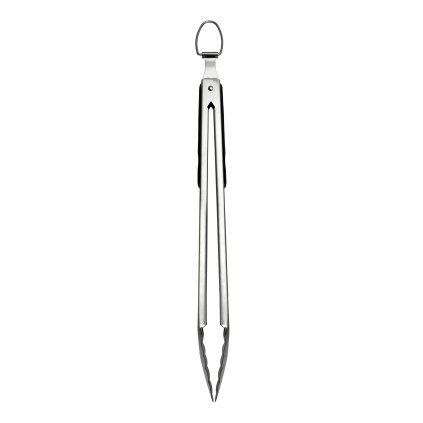BBQ TONGS 43CM STAINLESS STEEL+TPR
