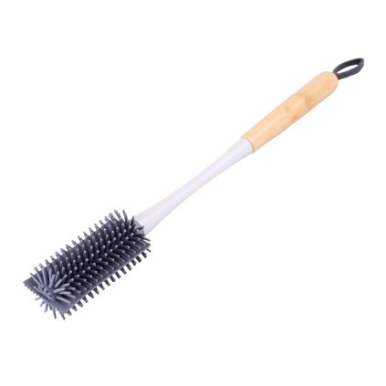BOTTLE CLEANING BRUSH 36,5X4,5CM BAMBOO HANDLE