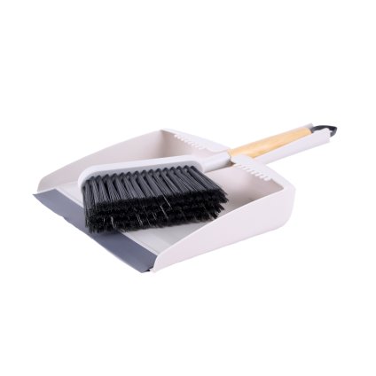 BROOM WITH DUSTPAN 36,5X22,5X12CM BAMBOO HANDLE