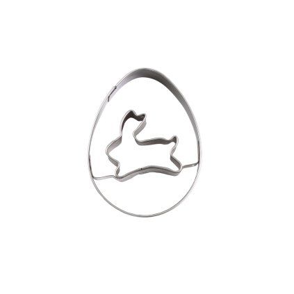 TORO Easter Cookie Cutter, 6 cm Egg with Rabbit