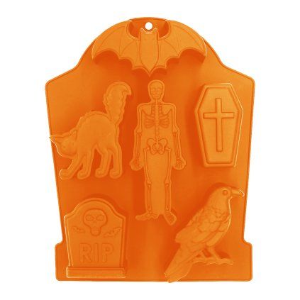 FORMA NA PEČENÍ SILIKON 6KS HALLOWEEN