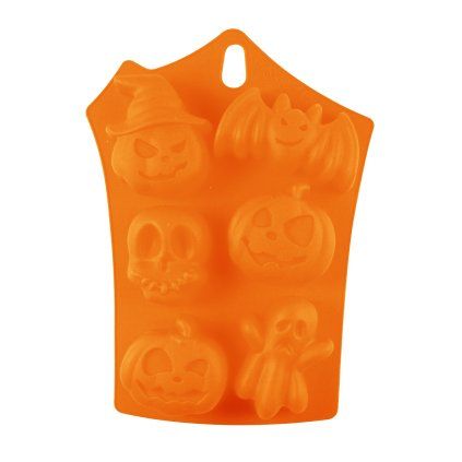 FORMA NA PEČENÍ SILIKON 6KS HALLOWEEN