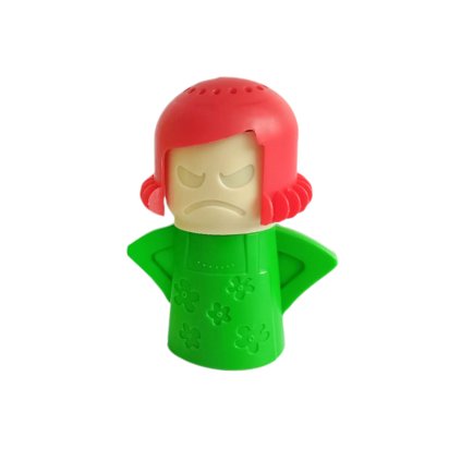 MICROWAVE CLEANER 9X5,5X10,5CM BLACK/GREEN