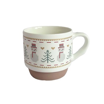 MUG WITH CHRISTMAS MOTIF SNOWMAN CERAMIC 305ML