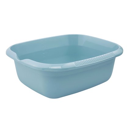 ROUND BOWL WITH SPOUT, 38 X 32 X 14 NORDIC BLUE