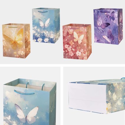 GIFT BAG, 23X18X10CM, ASSORT