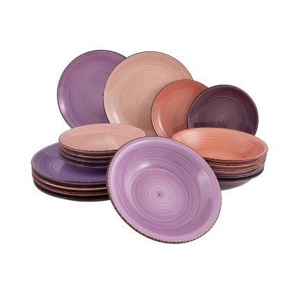 SET OF DINNER PLATES 18 PCS