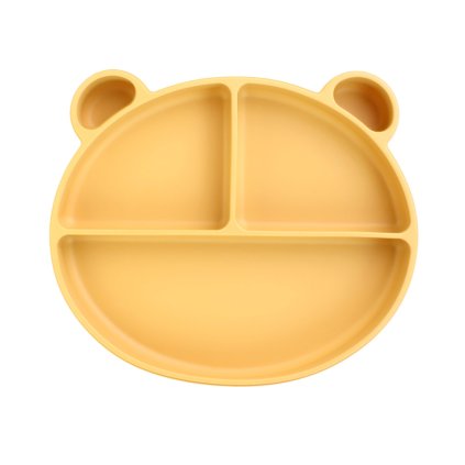 SILICONE PLATE WITH SUCTION CUP KITCHISIMO 19X21,5X3CM