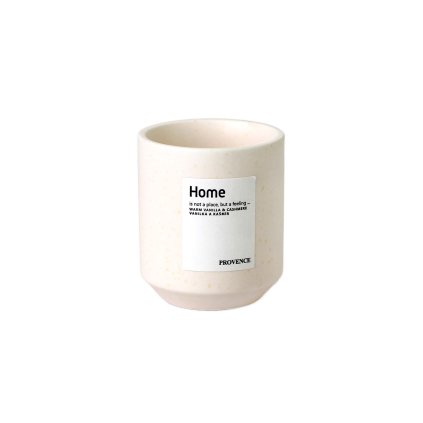 CANDLE HOME-VANILLA AND CASHMERE CERAMIC 7X8CM 135G 20H