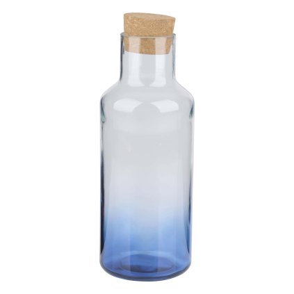 BOTTLE 1.2L 9.4X24.5CM ALPINA GLASS CAP