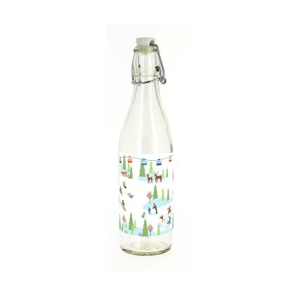 BOTTLE WITH SNAP CAP 540ML SKIERS