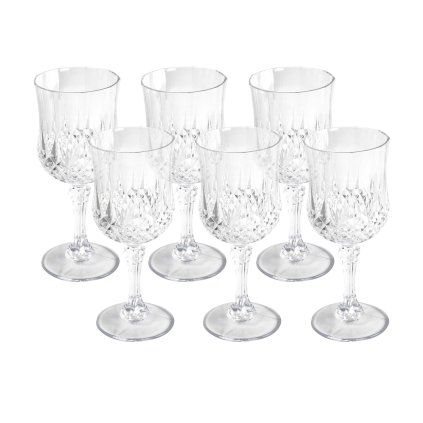 WINE GLASSES ALPINA 200ML 6PCS PLASTIC