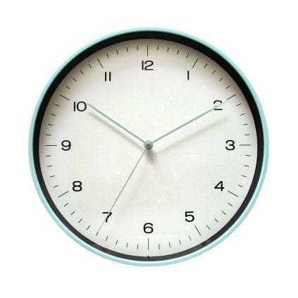 WALL CLOCK ROUND 25X4,2CM 2ASS