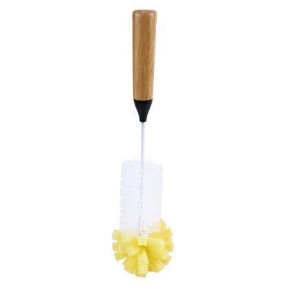 BOTTLE BRUSH 6.5X6.5X32CM BAMBOO/PLASTIC