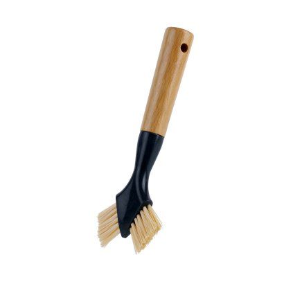DOUBLE BRUSH 21X8X2.6CM BAMBOO/PLASTIC