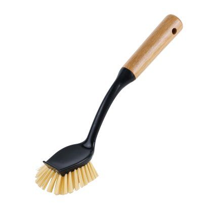 DISH BRUSH 28X6.5X6.8CM BAMBOO/PLASTIC