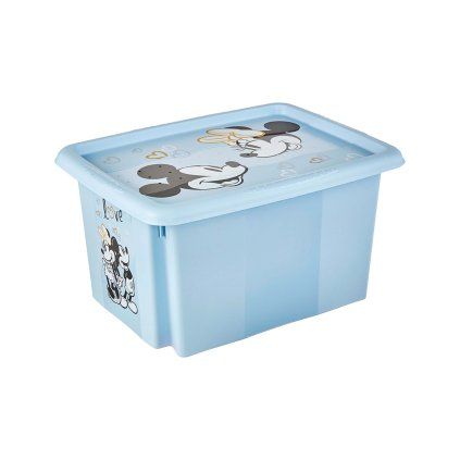 BOX ÚLOŽNÝ S VÍKEM MICKEY 15L PLAST