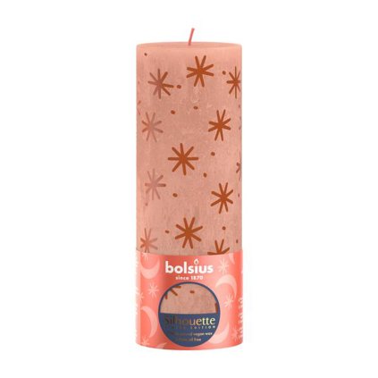 RUSTIC CANDLE 190/68 CREAM CARAMEL