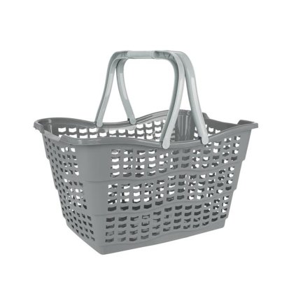 SHOPPING BASKET 15 L, 40X29X22,5 CM, NORDIC GREY