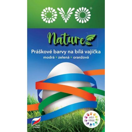 OVO NATURE 3 COLOURS, BLUE, GREEN, ORANGE