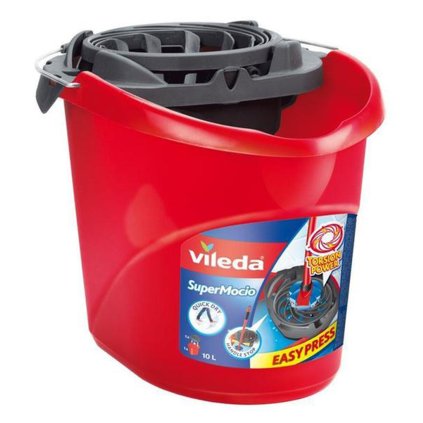 BUCKET WITH WRINGING BASKET VILEDA SUPERMOCIO
