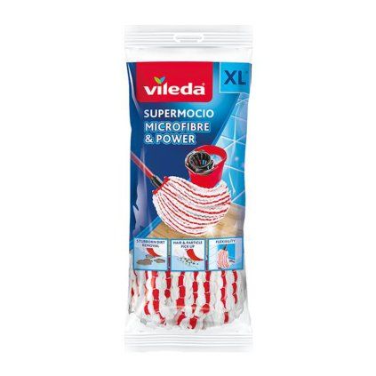 VILEDA SuperMocio Microfibre & Power mop replacement