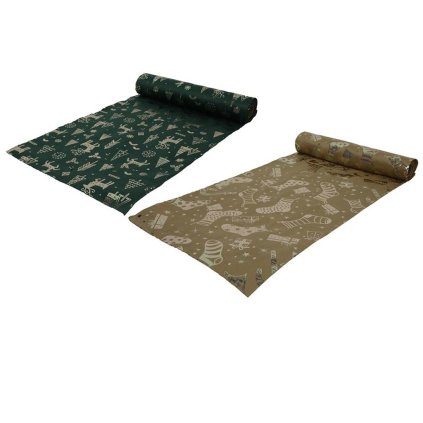TABLE RUNNER 27,5X28 CM, 2 ASSORT